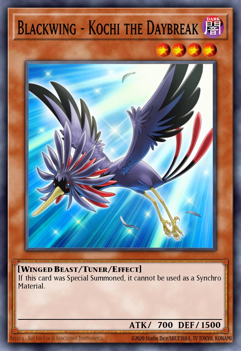 Blackwing - Kochi the Daybreak Yu-Gi-Oh card
