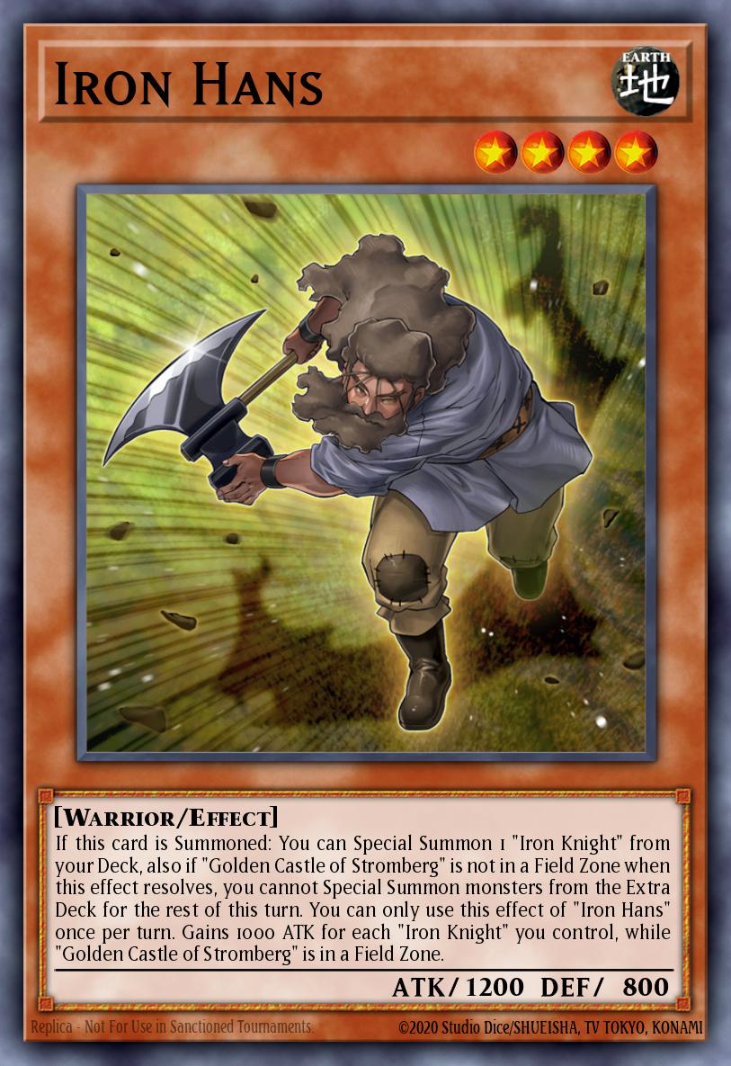 Iron Hans Yu-Gi-Oh card