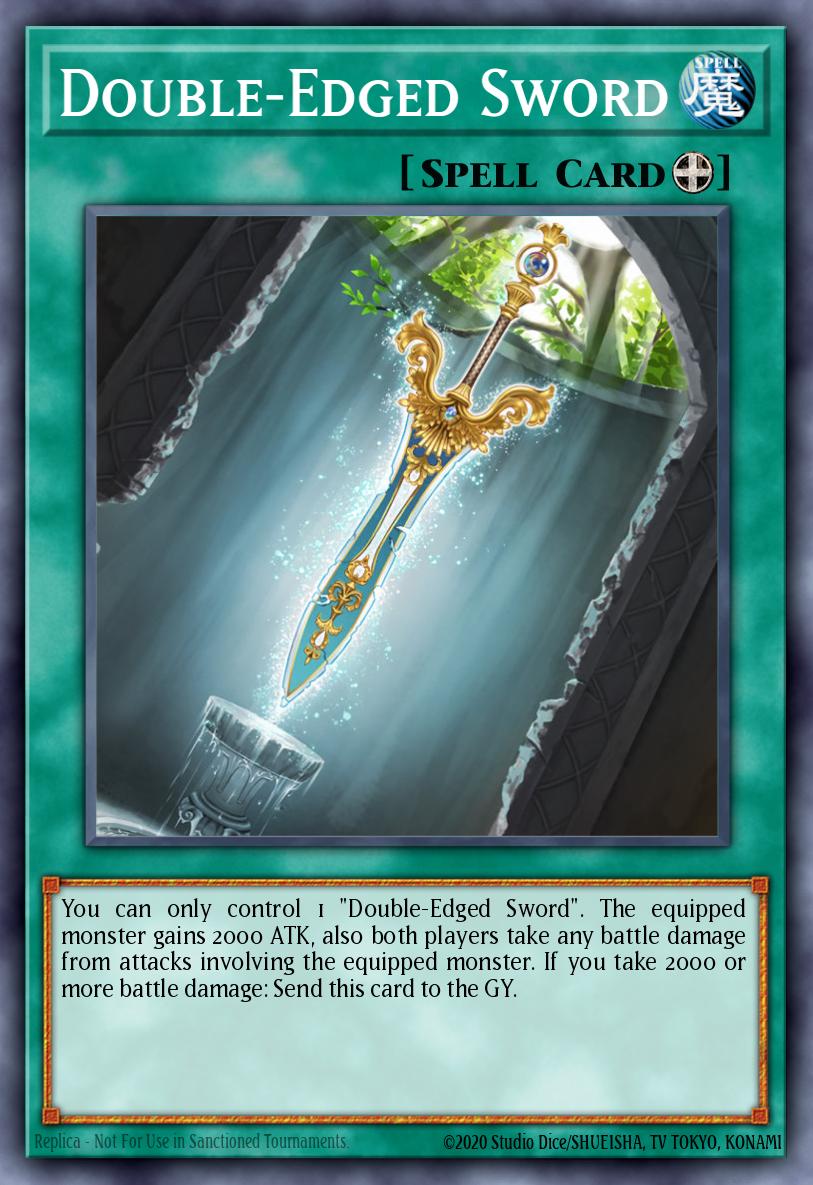 Double-Edged Sword Yu-Gi-Oh card