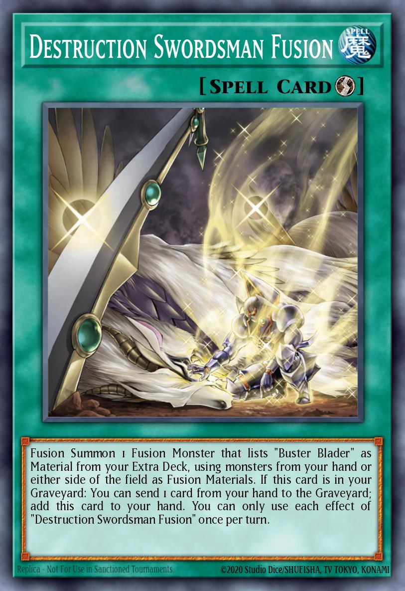 Destruction Swordsman Fusion Yu-Gi-Oh card