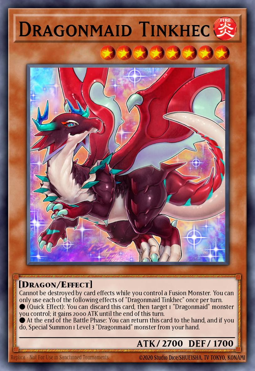 Dragonmaid Tinkhec Yu-Gi-Oh card