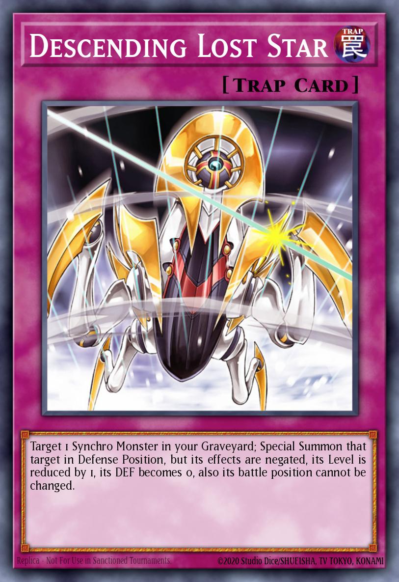 Descending Lost Star Yu-Gi-Oh card