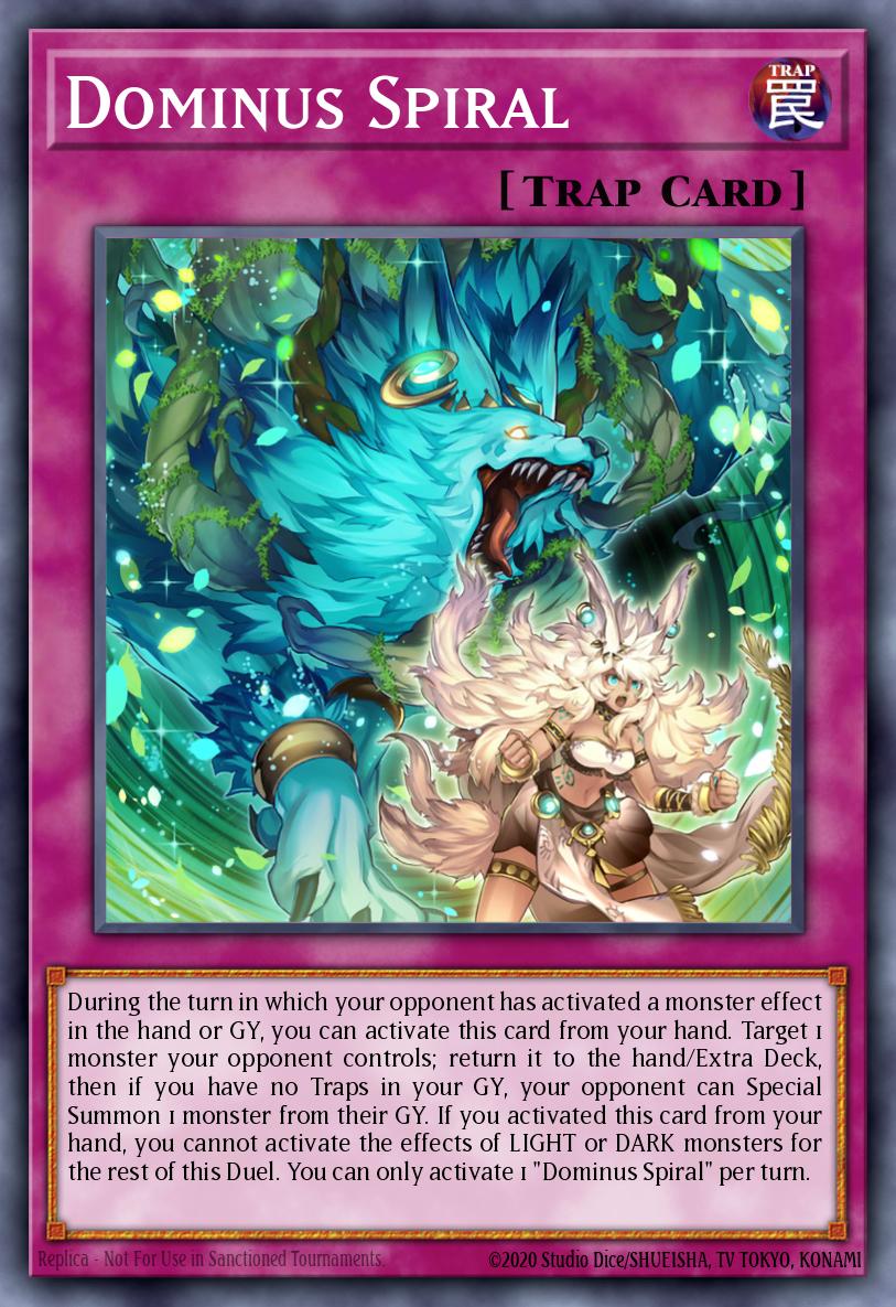 Dominus Spiral Yu-Gi-Oh card