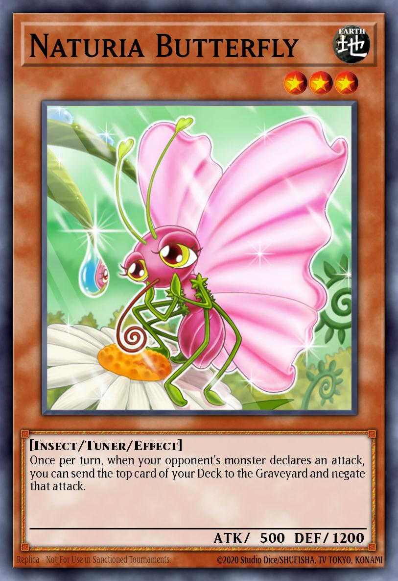 Naturia Butterfly Yu-Gi-Oh card
