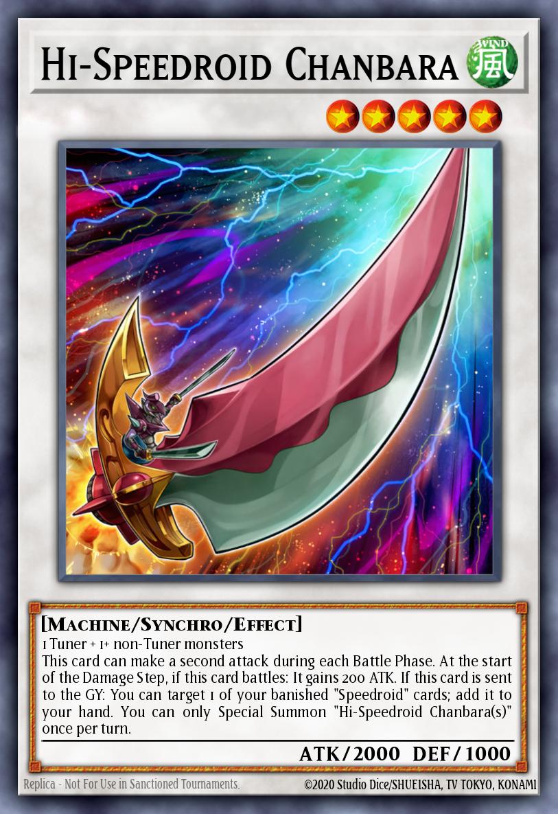 Hi-Speedroid Chanbara Yu-Gi-Oh card