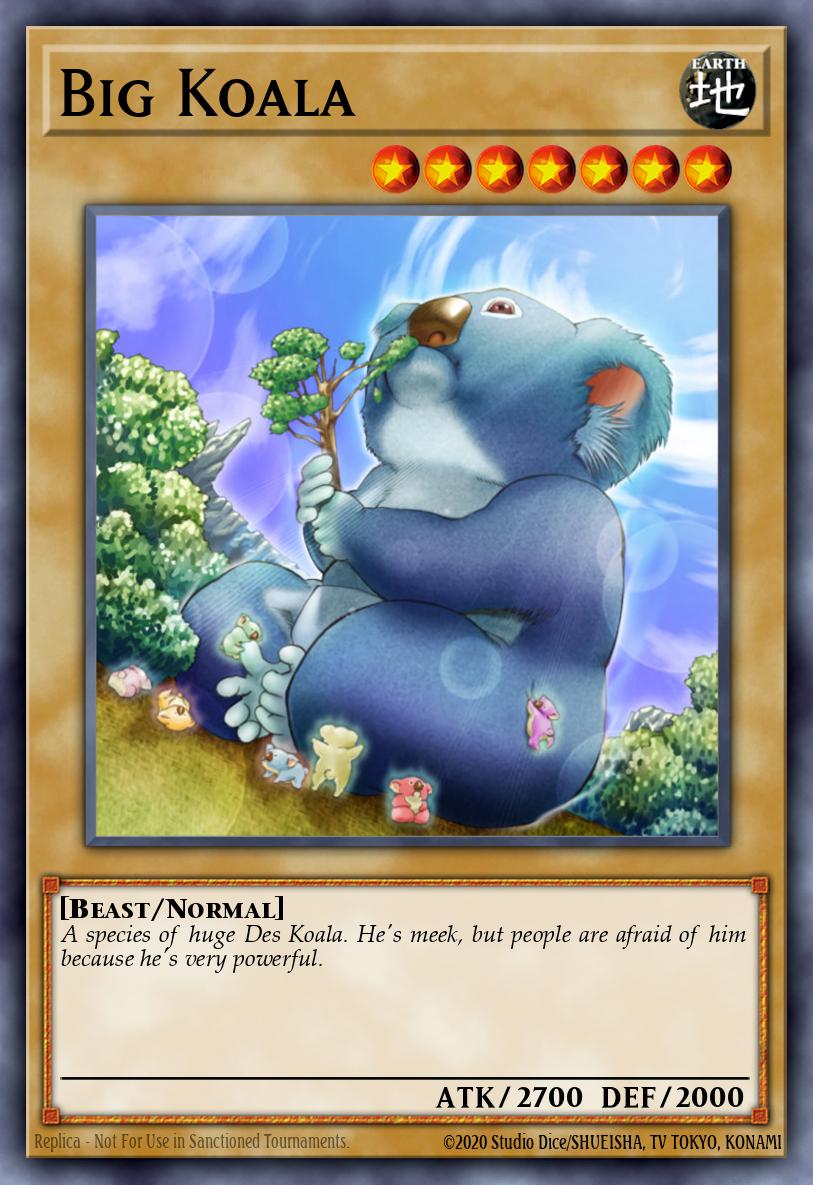 Big Koala Yu-Gi-Oh card