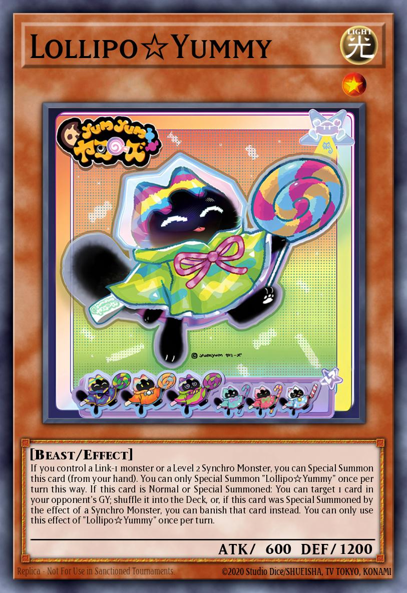 Lollipo☆Yummy Yu-Gi-Oh card