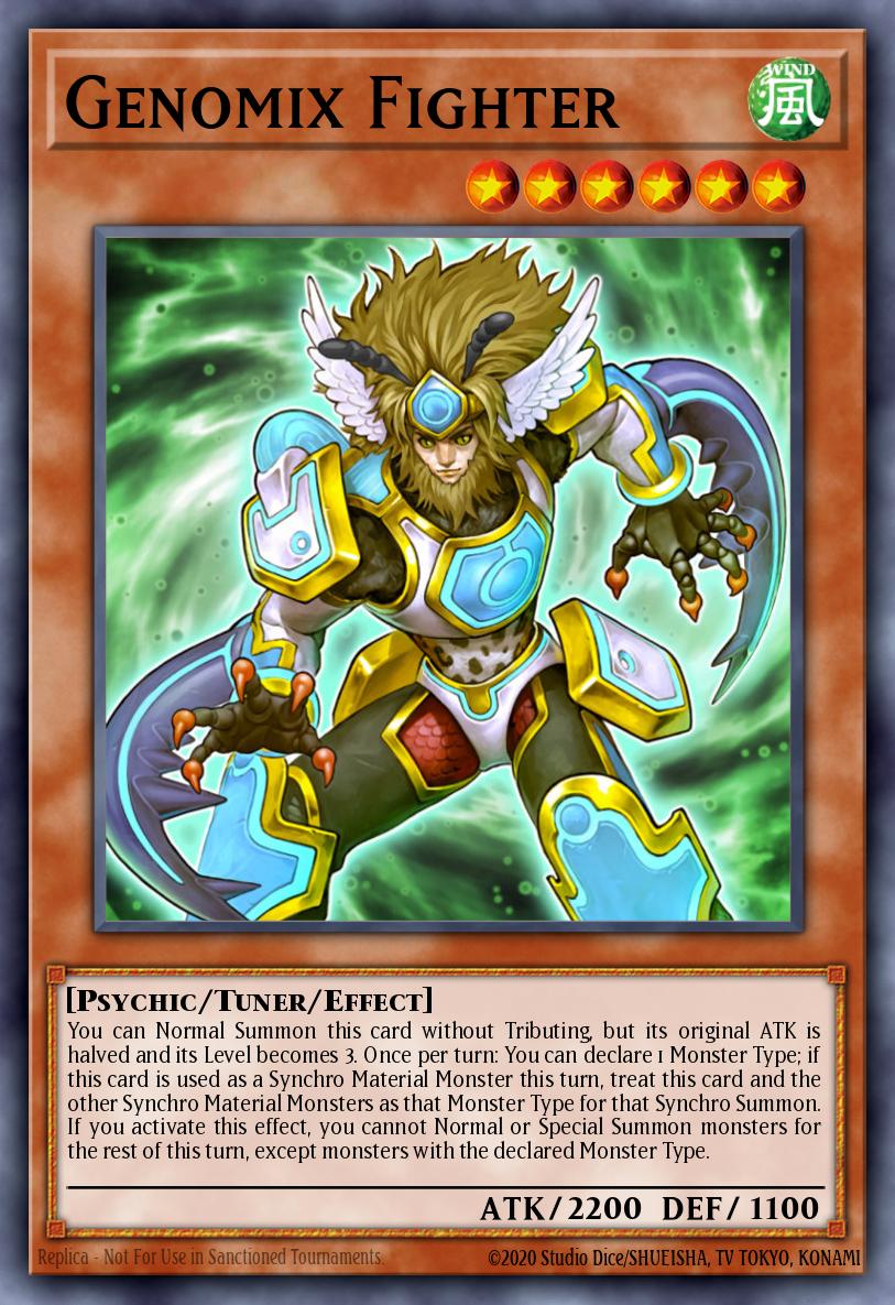 Genomix Fighter Yu-Gi-Oh card