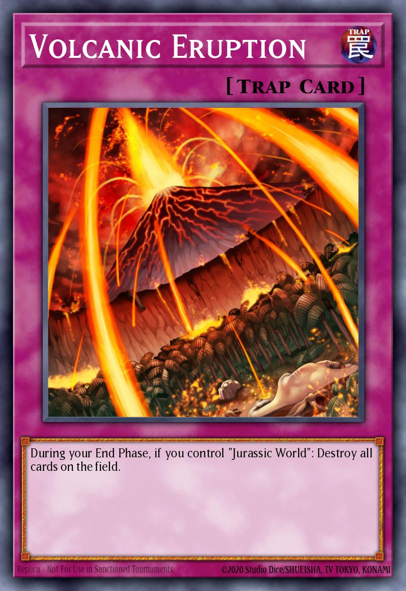 Volcanic Eruption Yu-Gi-Oh card