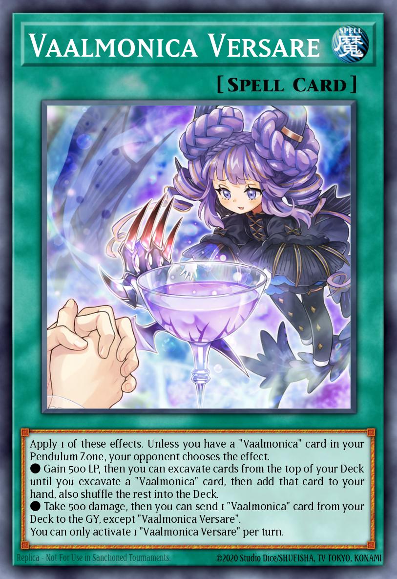 Vaalmonica Versare Yu-Gi-Oh card