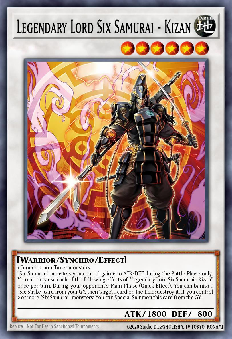 Legendary Lord Six Samurai - Kizan Yu-Gi-Oh card