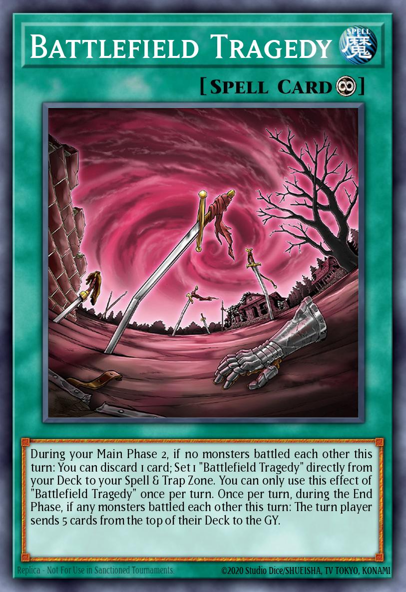 Battlefield Tragedy Yu-Gi-Oh card
