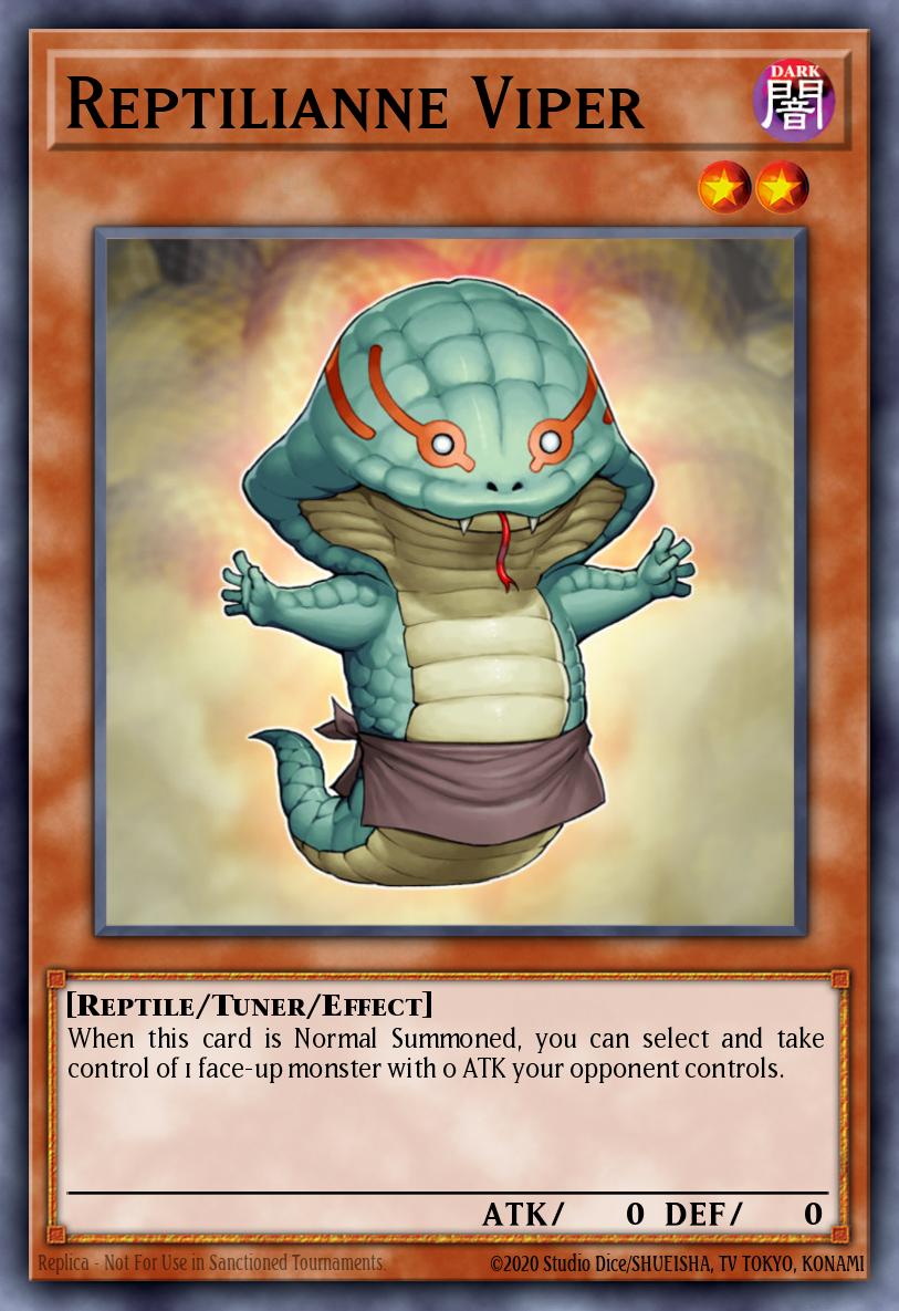 Reptilianne Viper Yu-Gi-Oh card
