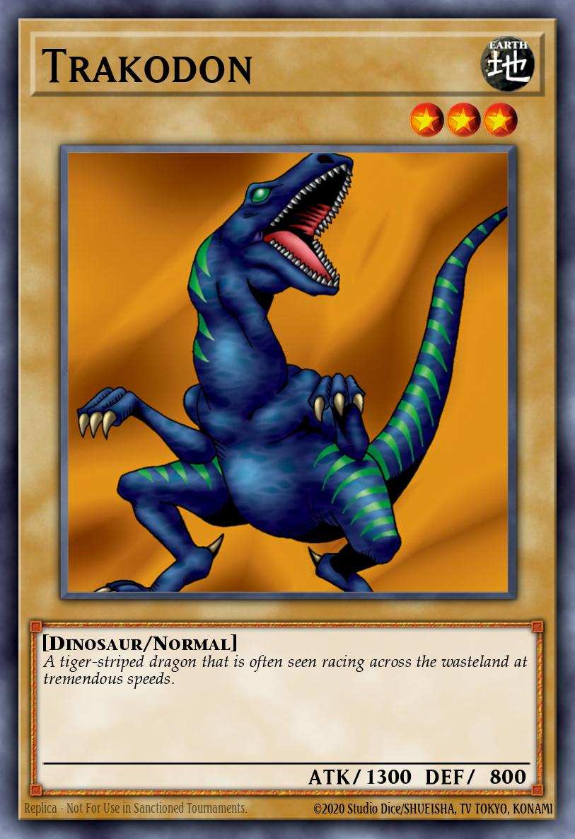 Trakodon Yu-Gi-Oh card