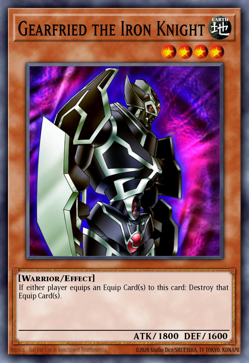 Gearfried the Iron Knight Yu-Gi-Oh card