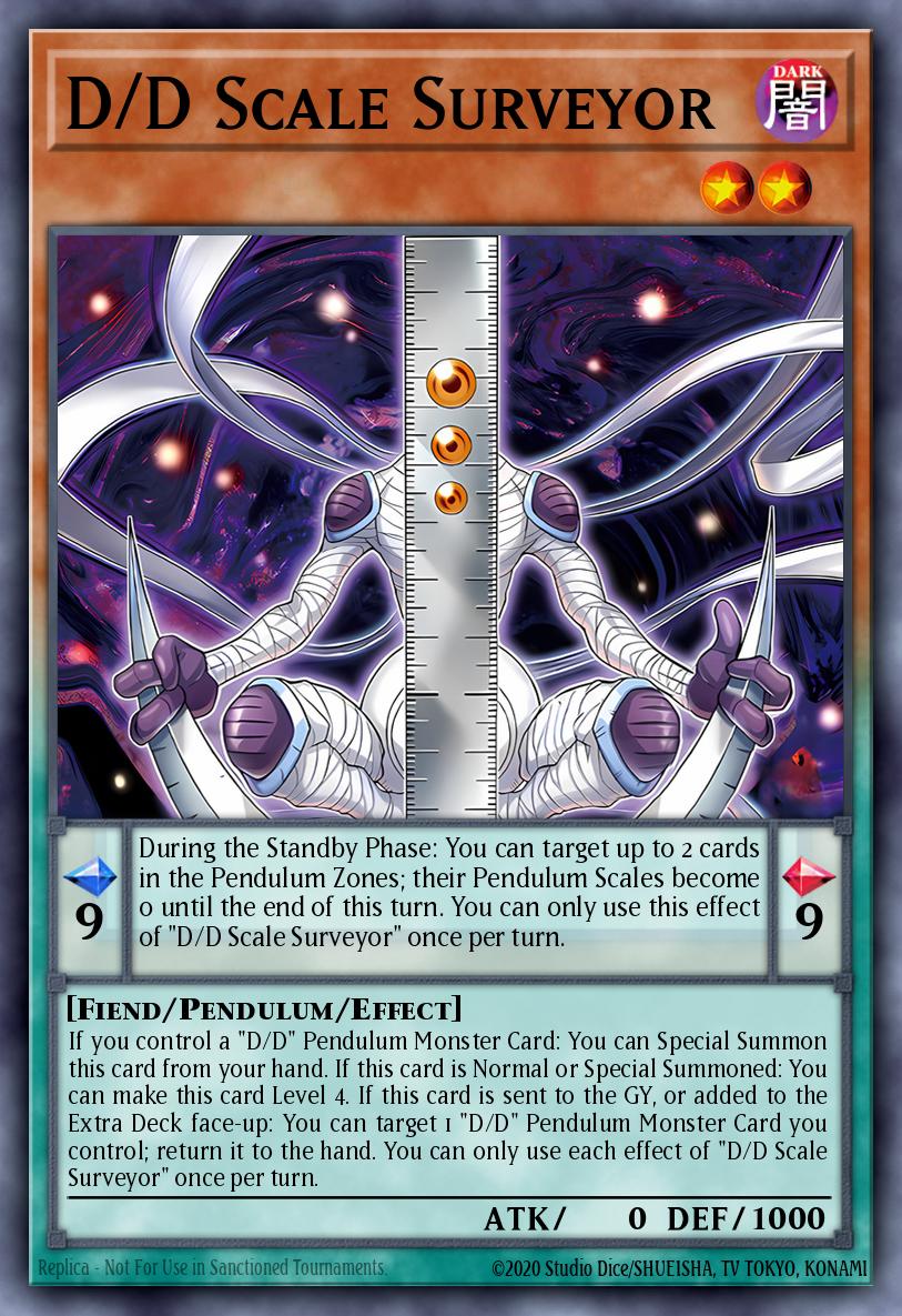 D/D Scale Surveyor Yu-Gi-Oh card
