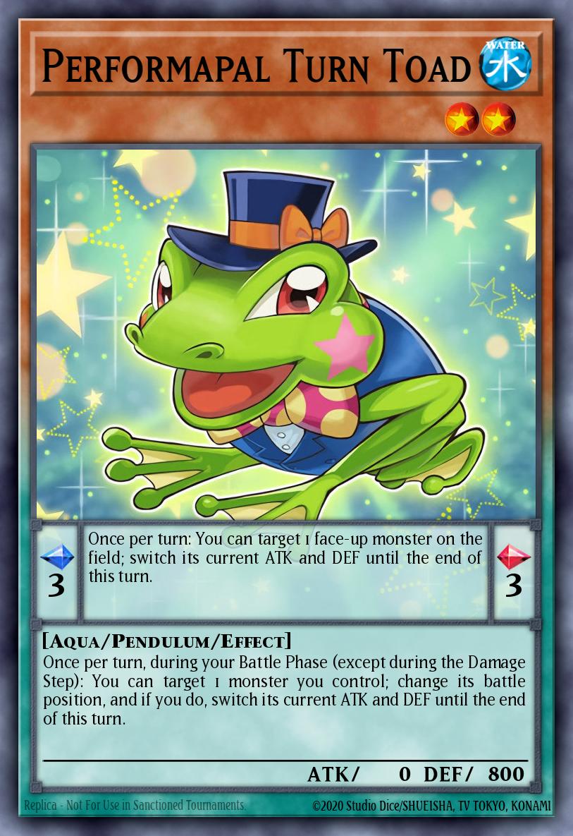 Performapal Turn Toad Yu-Gi-Oh card
