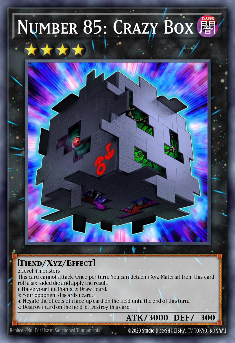 Number 85: Crazy Box Yu-Gi-Oh card