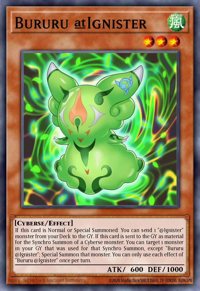 Bururu @Ignister Yu-Gi-Oh card