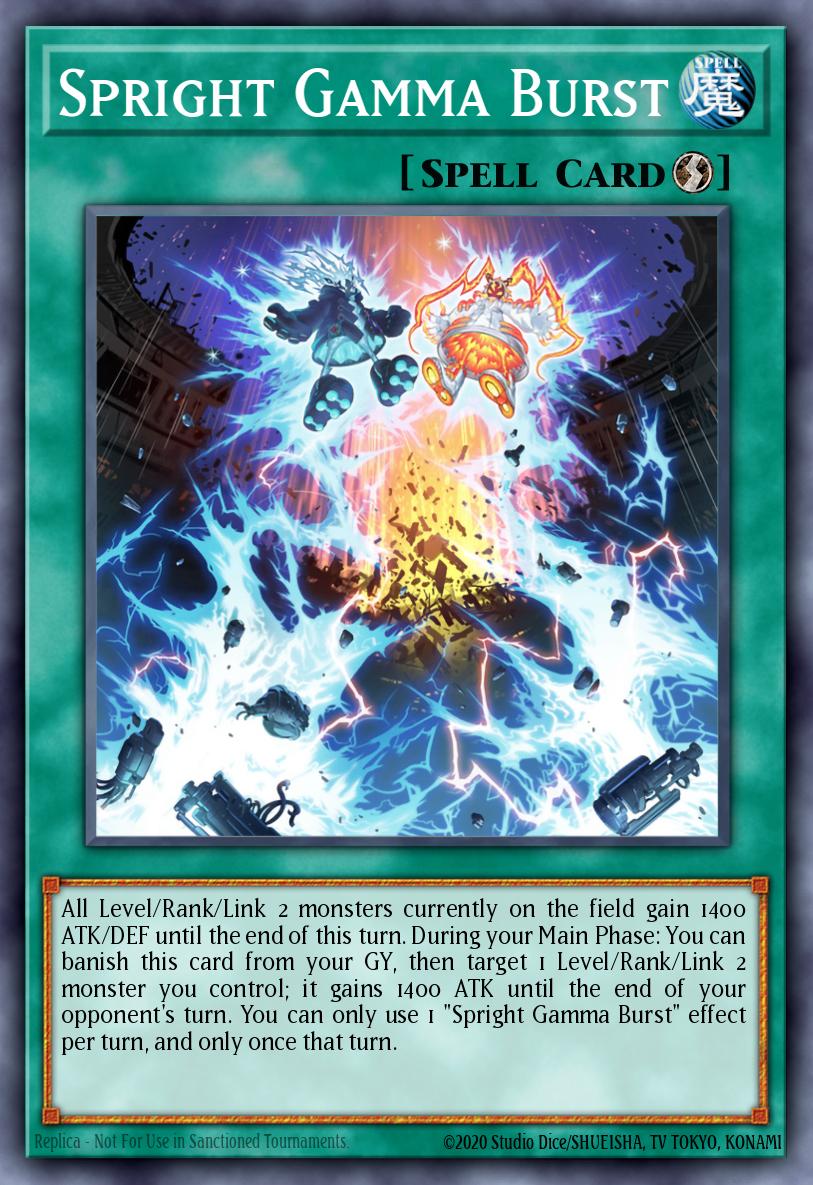 Spright Gamma Burst Yu-Gi-Oh card