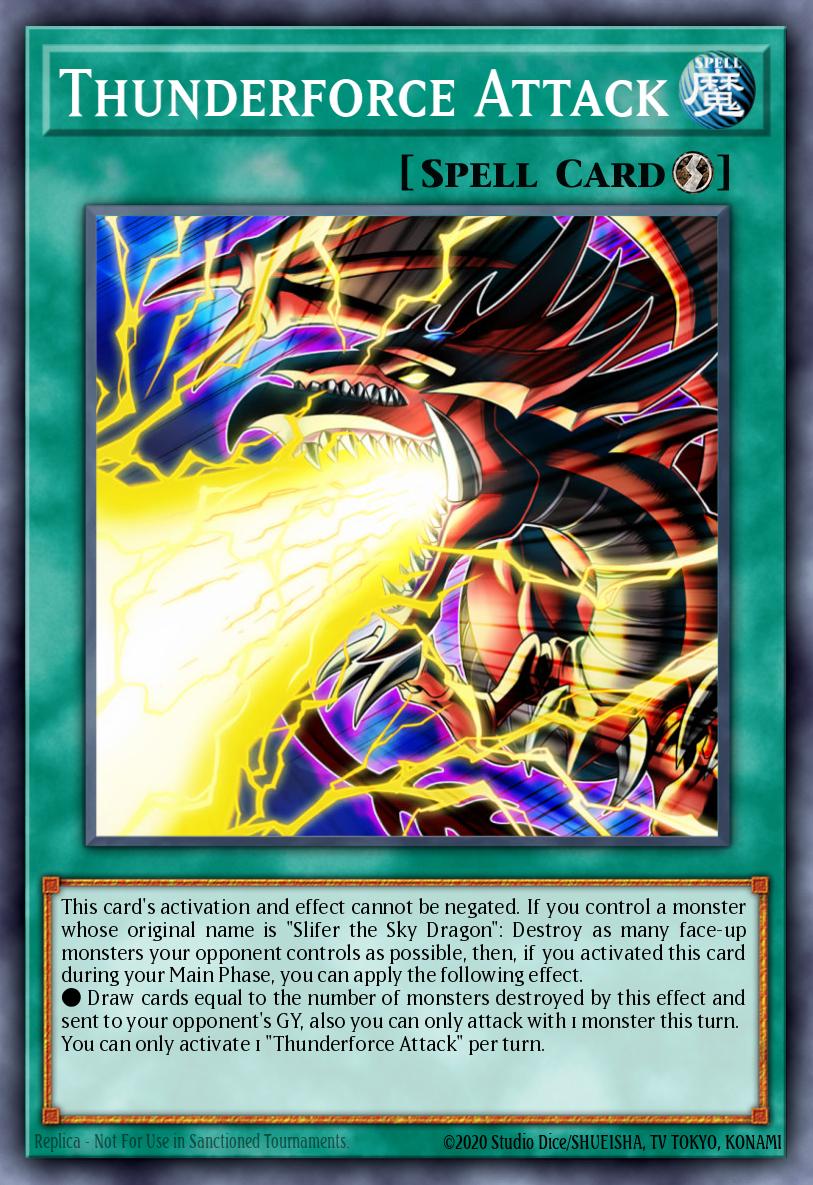 Thunderforce Attack Yu-Gi-Oh card