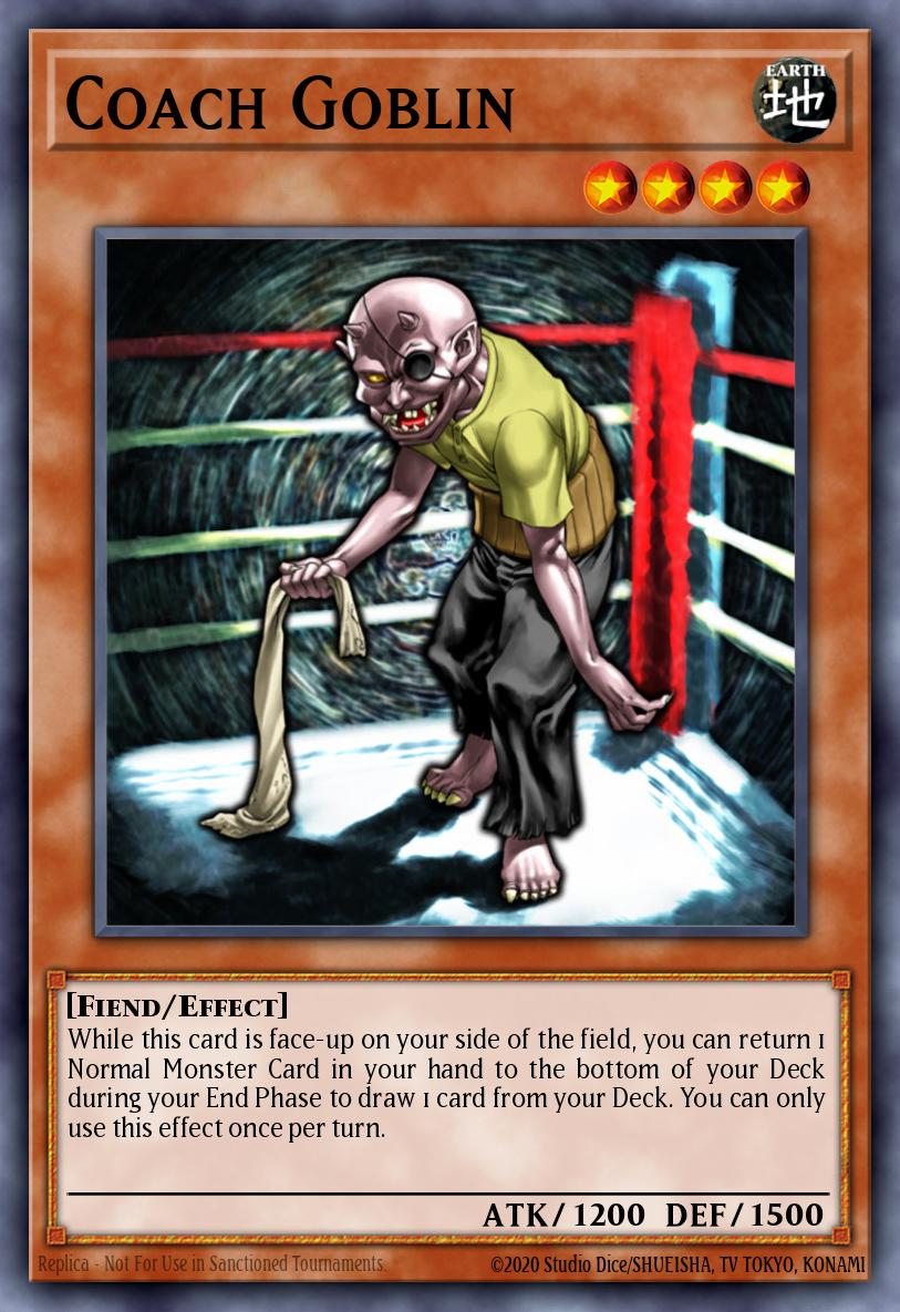 Coach Goblin Yu-Gi-Oh card