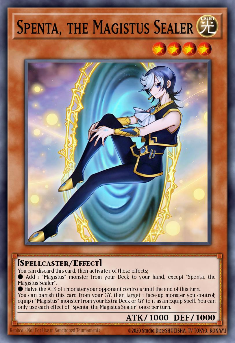 Spenta, the Magistus Sealer Yu-Gi-Oh card