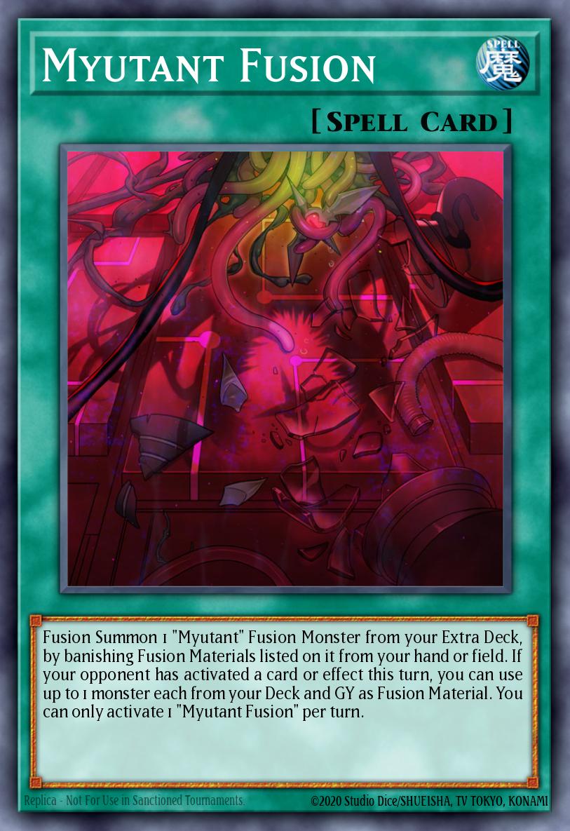 Myutant Fusion Yu-Gi-Oh card