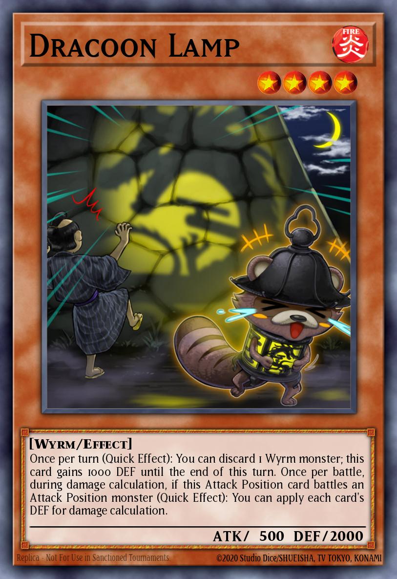 Dracoon Lamp Yu-Gi-Oh card