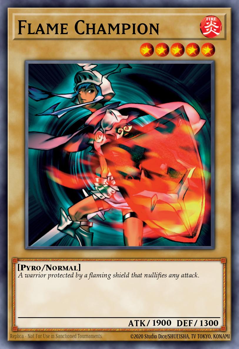 Flame Champion Yu-Gi-Oh card
