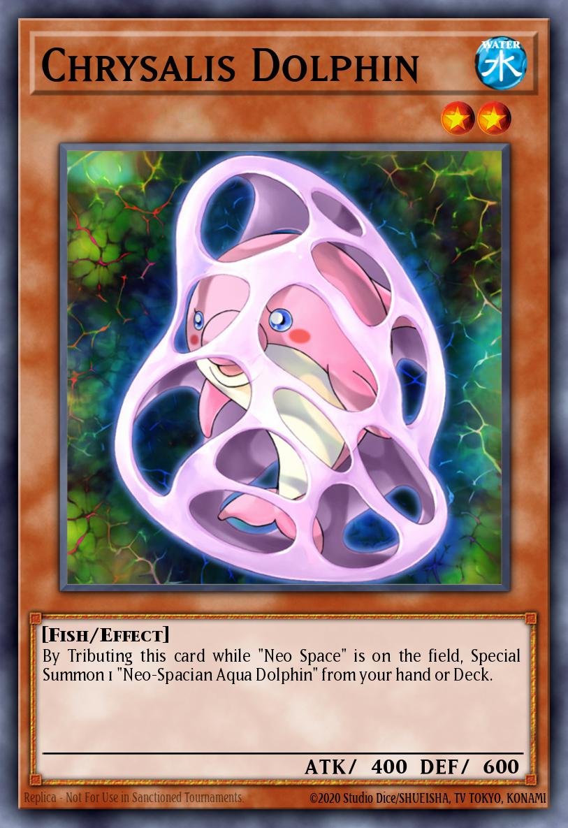 Chrysalis Dolphin Yu-Gi-Oh card