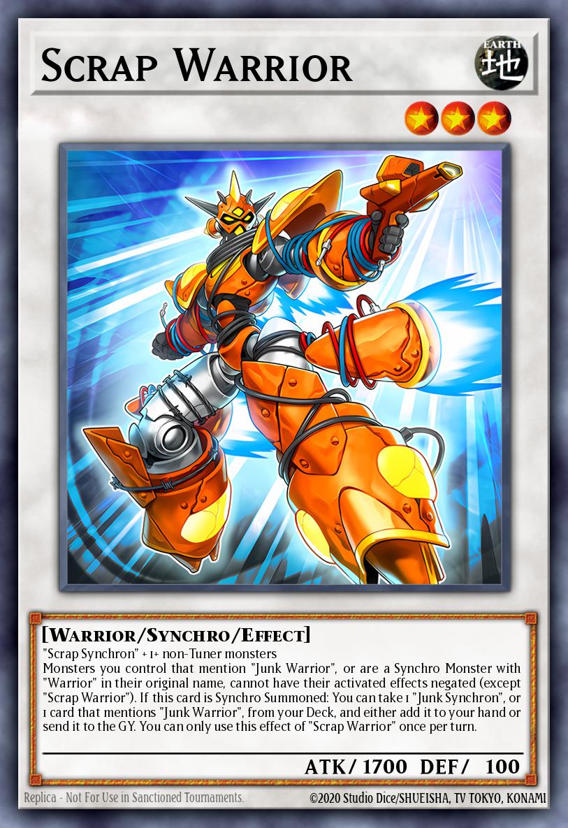 Scrap Warrior Yu-Gi-Oh card