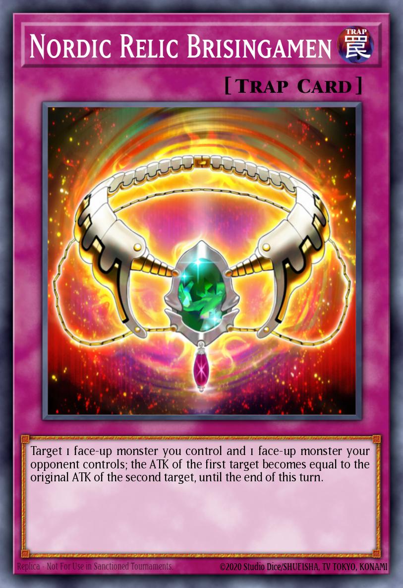 Nordic Relic Brisingamen Yu-Gi-Oh card