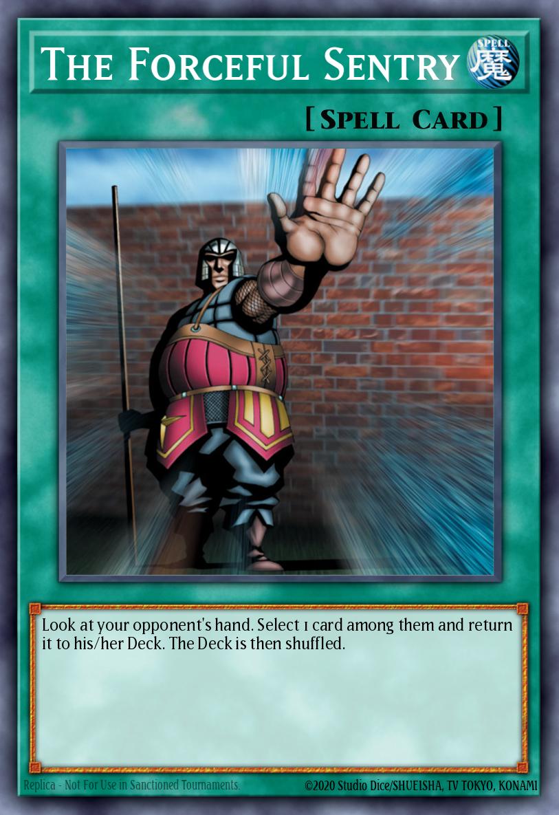 The Forceful Sentry Yu-Gi-Oh card