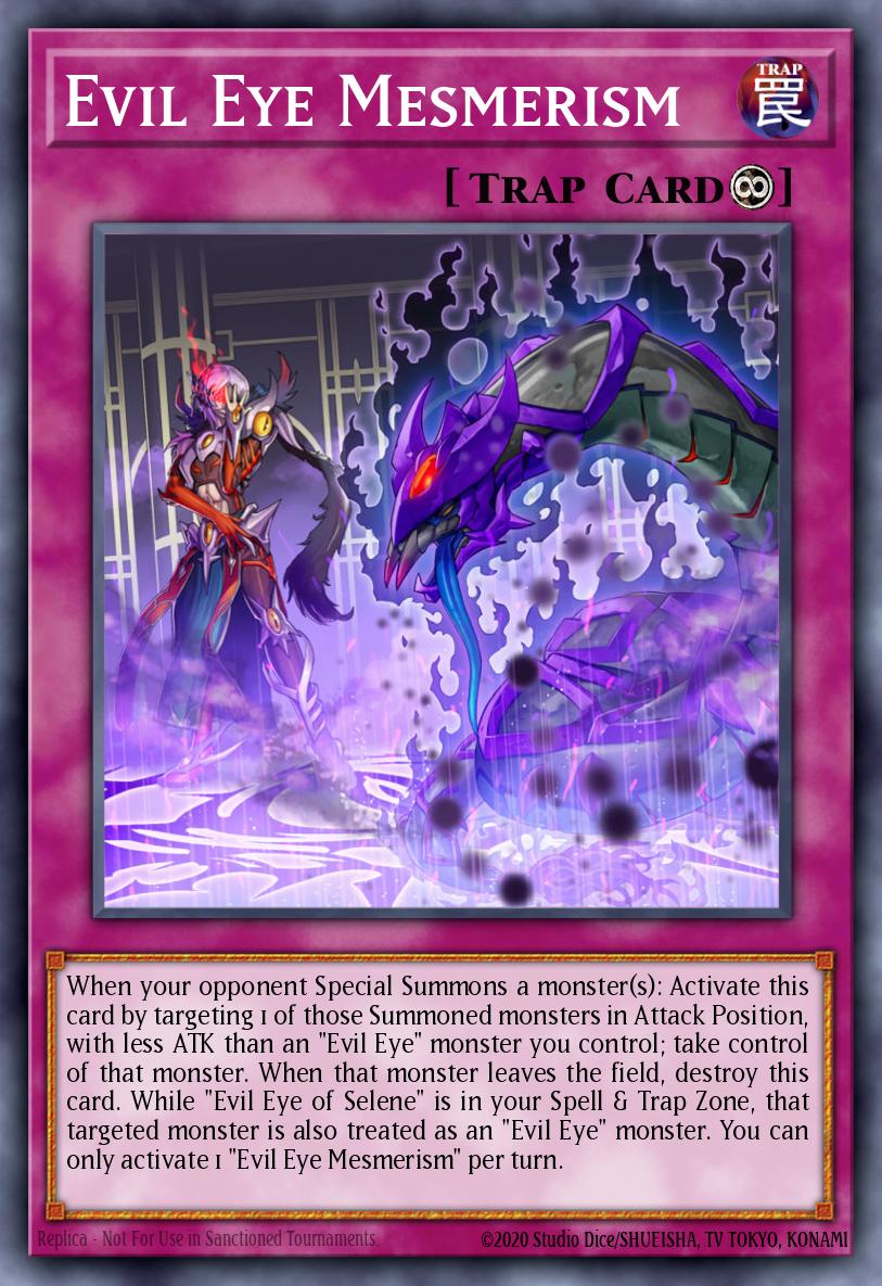 Evil Eye Mesmerism Yu-Gi-Oh card