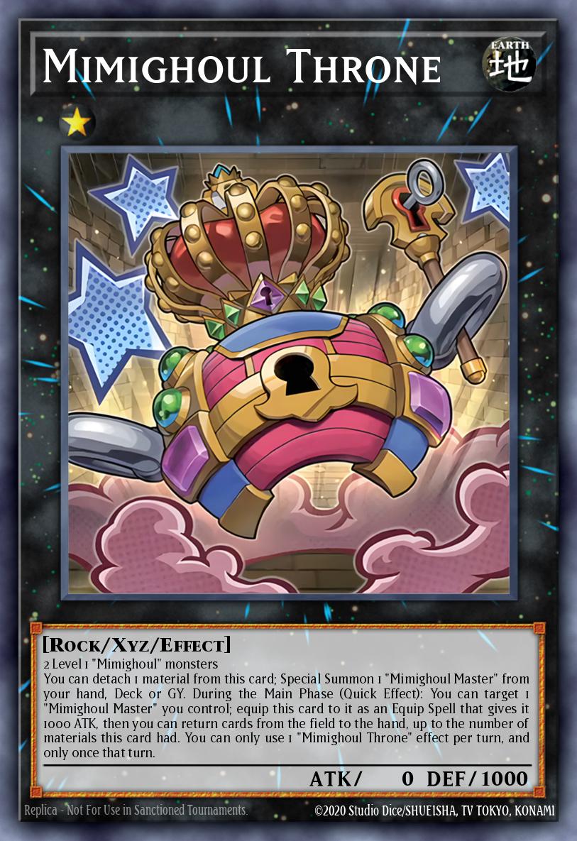 Mimighoul Throne Yu-Gi-Oh card