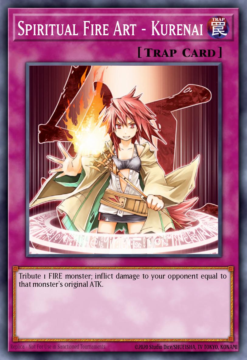 Spiritual Fire Art - Kurenai Yu-Gi-Oh card
