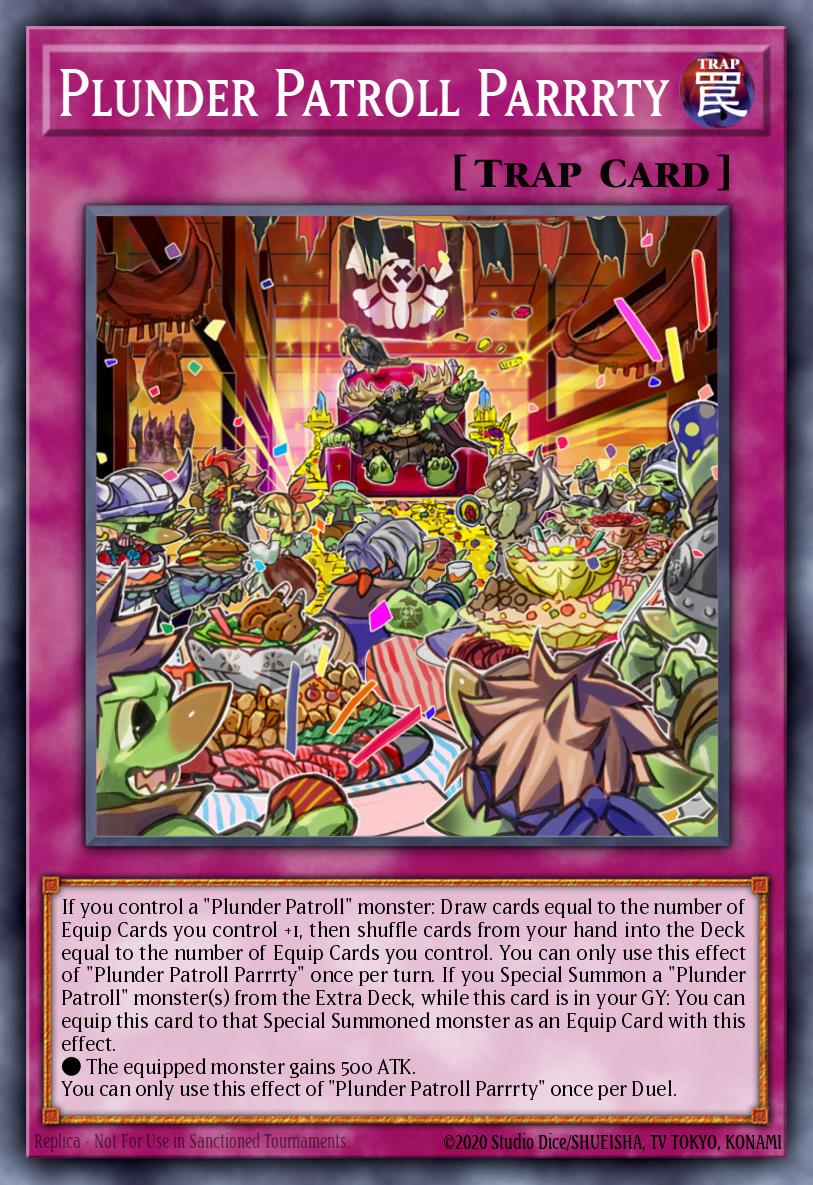 Plunder Patroll Parrrty Yu-Gi-Oh card