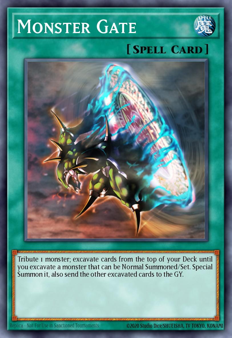 Monster Gate Yu-Gi-Oh card