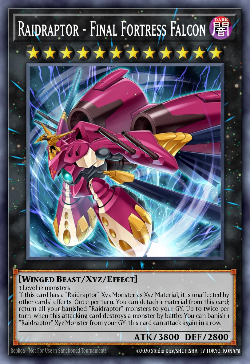 Raidraptor - Final Fortress Falcon Yu-Gi-Oh card