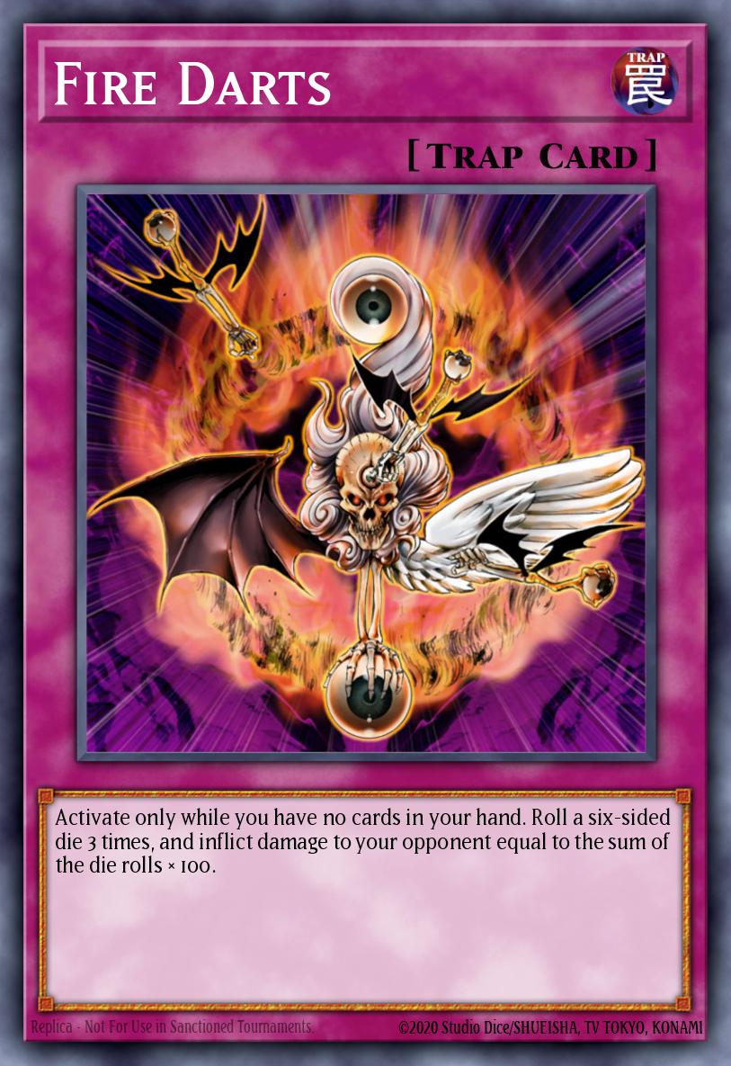 Fire Darts Yu-Gi-Oh card