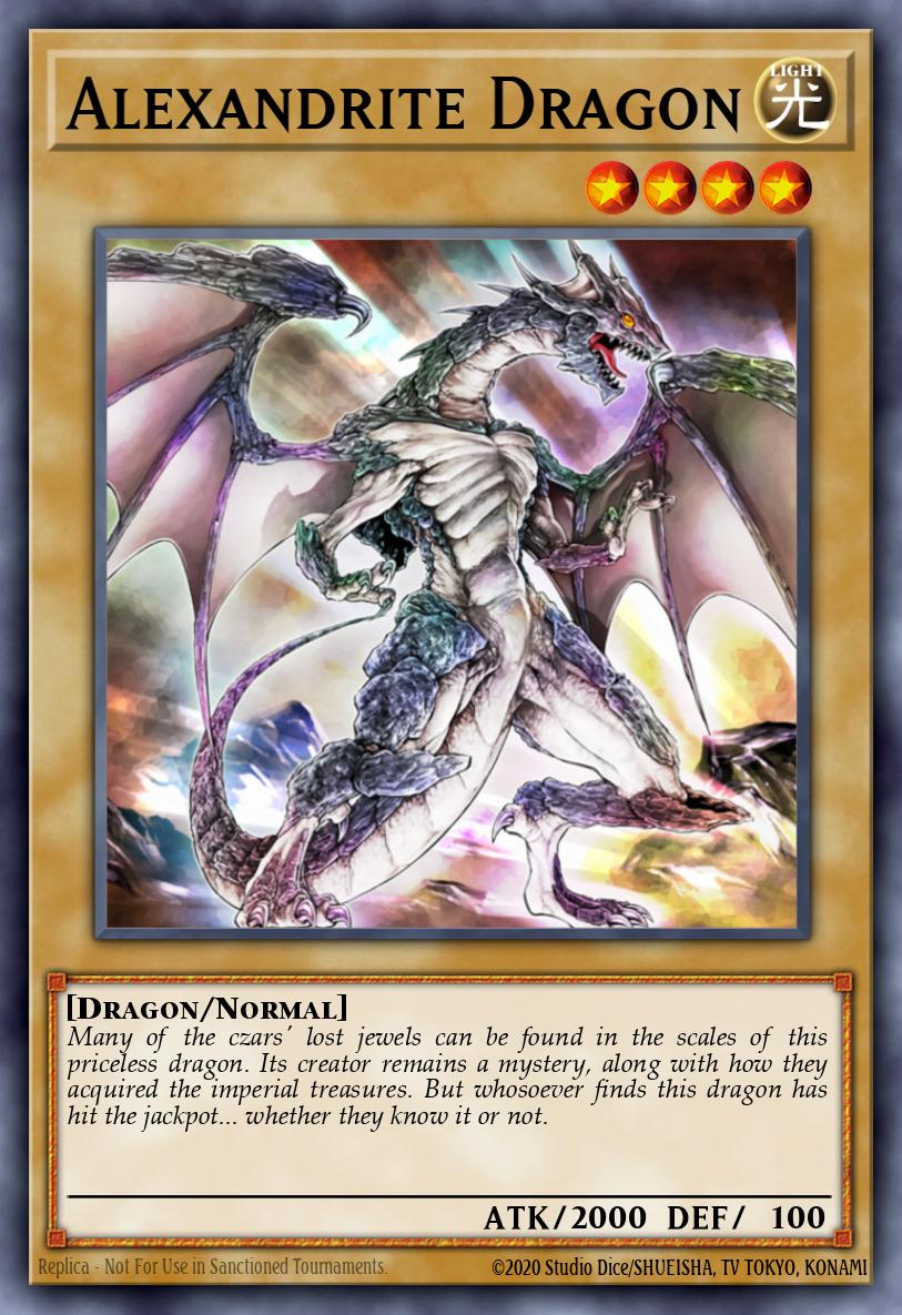 Alexandrite Dragon Yu-Gi-Oh card