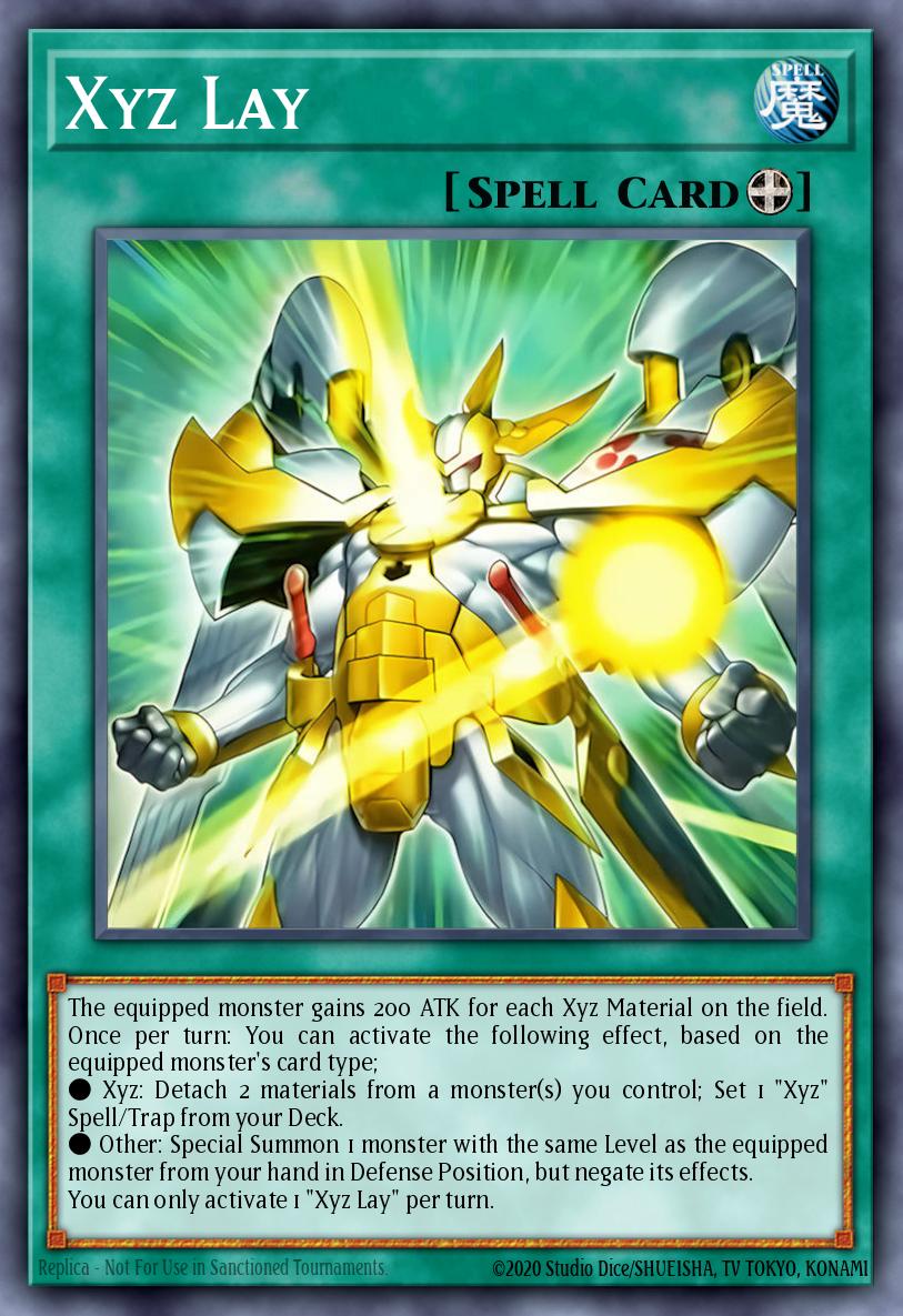 Xyz Lay Yu-Gi-Oh card