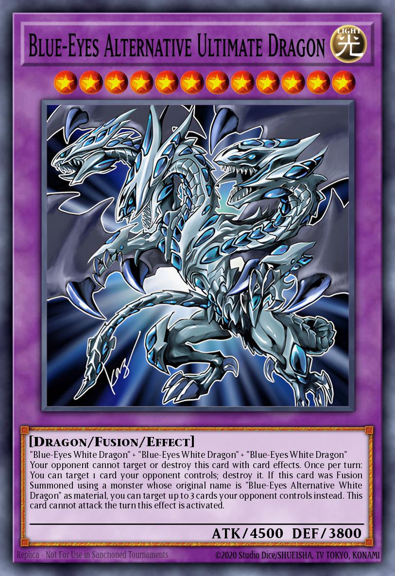 Blue-Eyes Alternative Ultimate Dragon Yu-Gi-Oh card