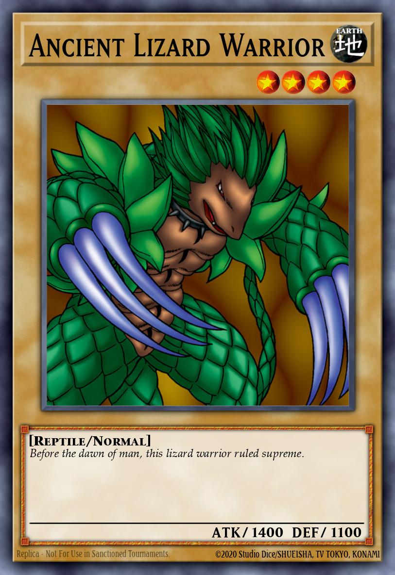 Ancient Lizard Warrior Yu-Gi-Oh card