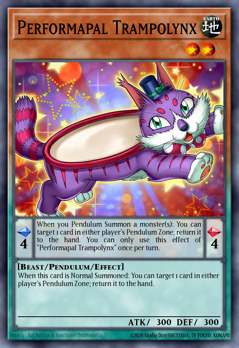 Performapal Trampolynx Yu-Gi-Oh card