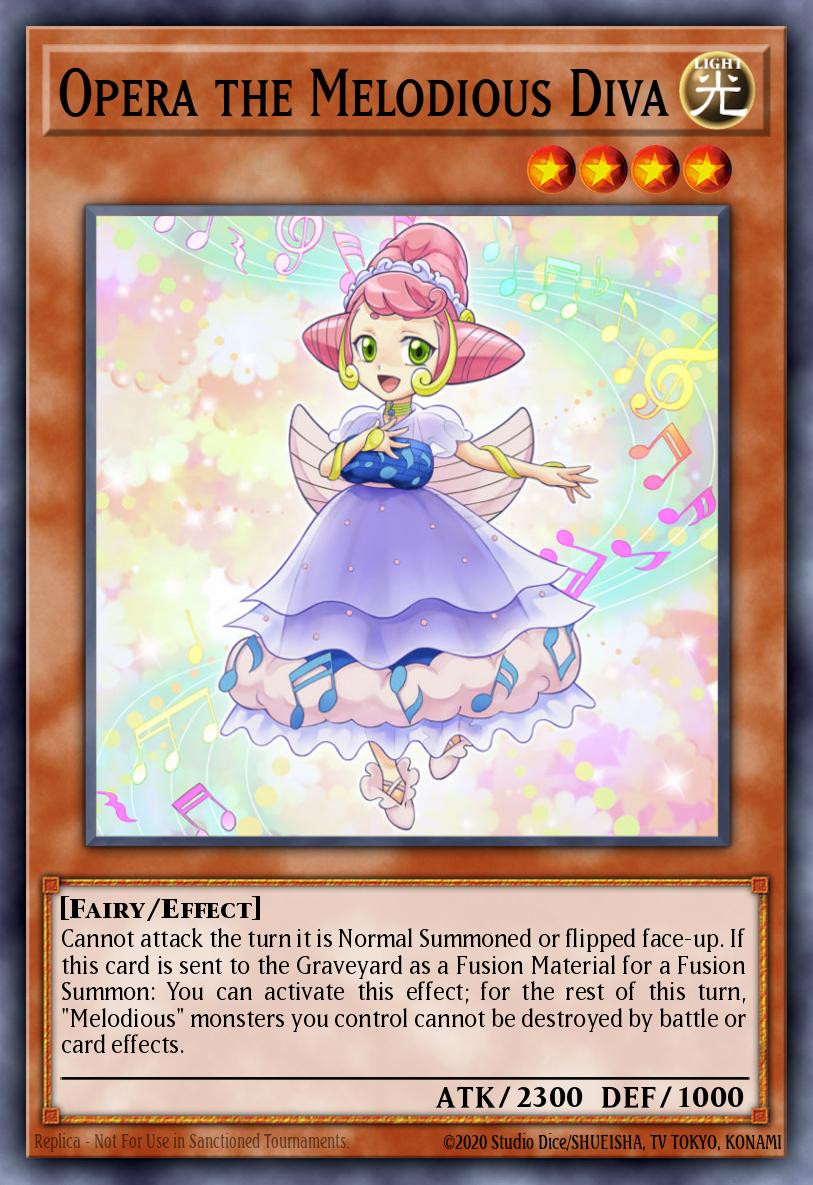 Opera the Melodious Diva Yu-Gi-Oh card