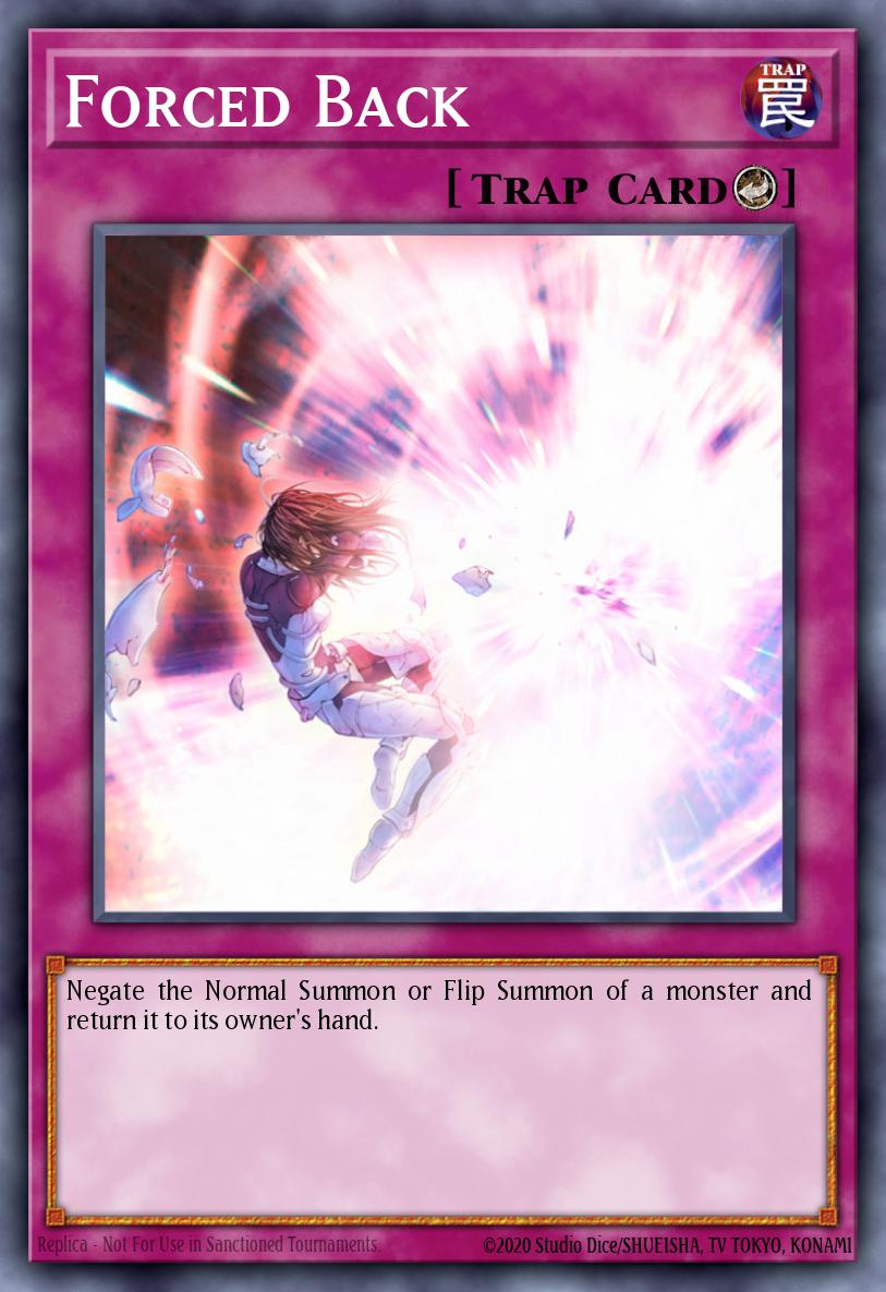 Forced Back Yu-Gi-Oh card