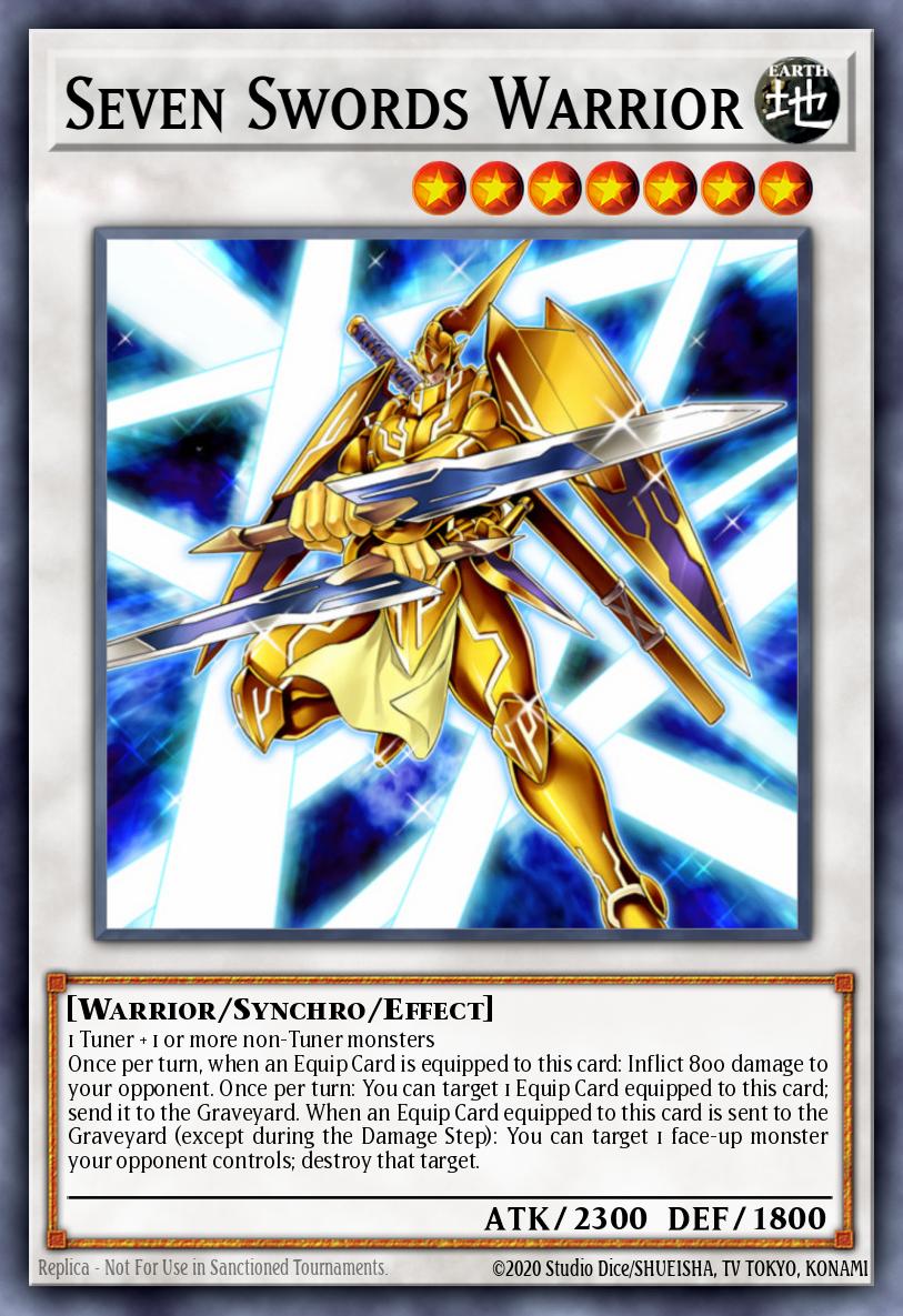 Seven Swords Warrior Yu-Gi-Oh card