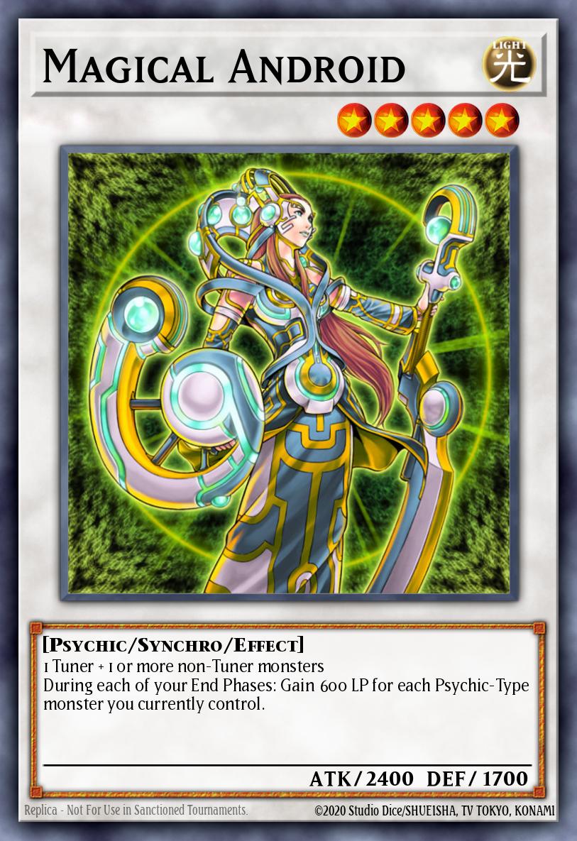 Magical Android Yu-Gi-Oh card